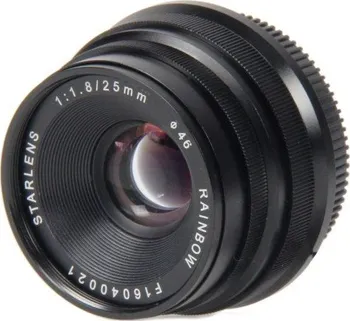 Objektiv Starblitz StarLens 25 mm f/1,8 E pro Sony E Mount černý