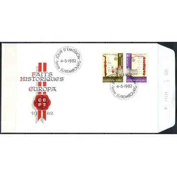 Poštovní známka (1982) FDC - MiNr. 1052 - 1053 O - Lucembursko - Europa: Historické události