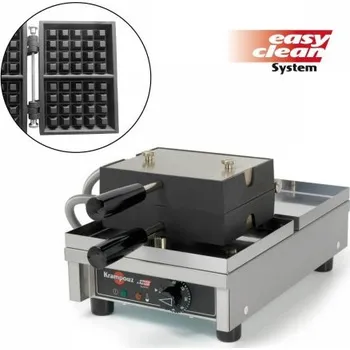 Vaflovač Vaflovač jednoduchý elektrický, Lutych 4x5, sklopný 180°, EasyClean, KRAMPOUZ