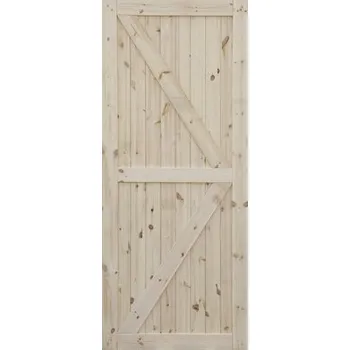 Interiérové dveře Posuvné dveře LOFT 840/1980 mm borovice