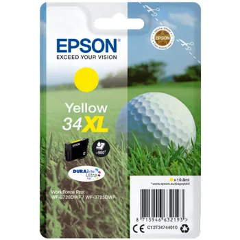 Tiskárna Epson Singlepack Yellow 34XL DURABrite Ultra Ink