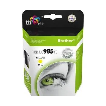 Tiskárna Ink. kazeta TB kompat. s Brother LC 985 YE 100% N