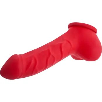 Návlek na penis Toylie Latex Penis Sleeve Carlos 15cm Red