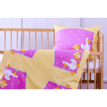 Povlečení JAN peří Povlečení do postýlky - husy - Povlečení do postýlky - husy 135x90/60x45 cm bavlna