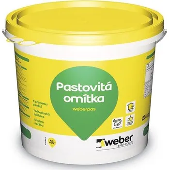 Omítka Omítka WEBER.PAS akrylát zrnitá 2 mm 25 kg OK1D okrová MIX