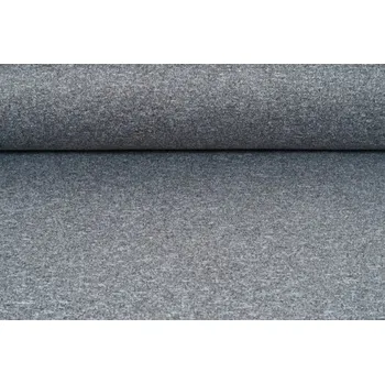 Softshell šedý melír, metráž, látka funkční materiál