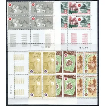 Poštovní známka (1970) MiNr. 960 - 964 ** - Monako - 4-bl - K + d.t. - EXPO '70, Osaka