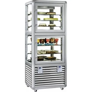 Vitrína chladící a mrazící panoramatická Curve CPG520 VS Sleva 13200Kč