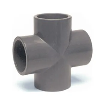 PVC kříž, ø 63 mm, připojení lepení x lepení