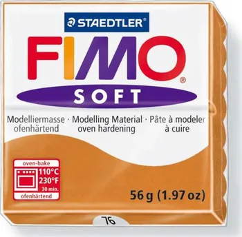 Modelovací hmota FIMO Soft 56g (8020-76) koňakově hnědá