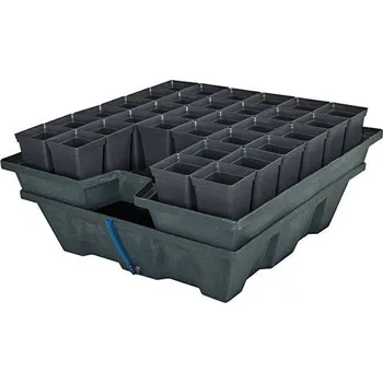 Zavlažovač General Hydroponics Ebb & Grow 100l, Teku Pots 32ks