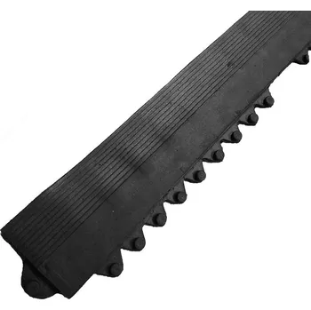 Gumová náběhová hrana pro rohož Diamond Plate Tile - 98,5 x 7,5 cm