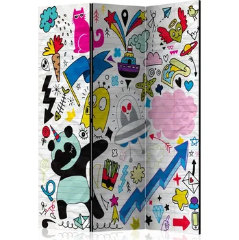 Paraván Paraván Energetic Panda Dekorhome