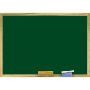 Kancelářský nábytek Tabule WOOD zelená - rám borovice - 40x60 cm