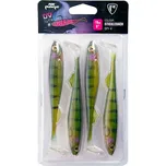 Fox Rage Gumová nástraha Slick Shad Ultra UV 13cm - Stickleback x 4ks
