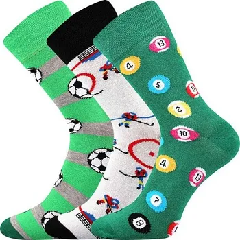 Pánská móda WOODOO barevné ponožky Lonka - HOKEJ 43-46