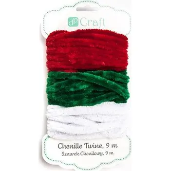 Hobby drát DP Craft Drátky chlupaté tři barvy /zelená, červená bílá/ 3ks x 3metry