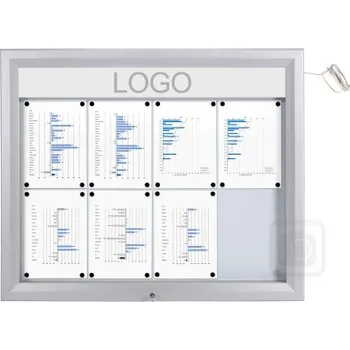 SDN Venkovní LED vitrína SCT 24xA4 - 1905x1167 mm