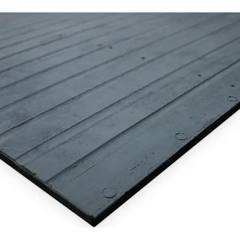 Rohožka Černá fitness rohož - 180 x 120 x 1,7 cm