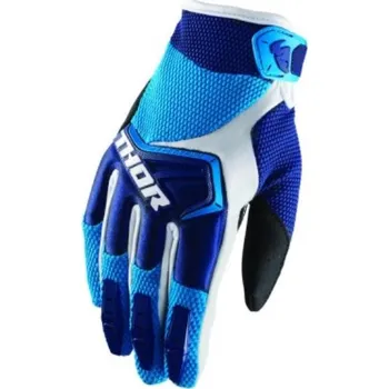Rukavice THOR SPECTRUM NAVY/BLUE/WHITE motokrosové rukavice Velikost.: XS