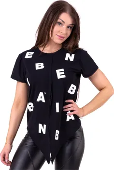 dámské tričko Nebbia Tied knot Letters 680 Black