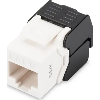 Síťový kabel Digitus CAT 6 Keystone Jack, nestíněný RJ45 na LSA, připojení bez nářadí, vč. kabelová svorka DN-93603