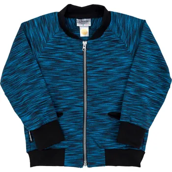 Dívčí mikina tmavě modrá mikina z termomelíru