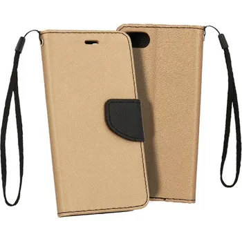 Pouzdro na mobilní telefon Telone Flipové pouzdro Fancy Book pro Huawei Y9 2019 - zlato/černé