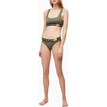 Podprsenka Sportovní podprsenka QF5577E-7GV khaki - Calvin Klein khaki L