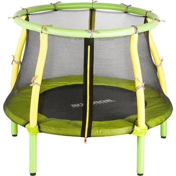 Trampolína AGA dětská trampolína Light Green/Yellow 116 cm + ochranná síť