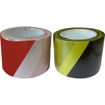 Páska výstražná červeno-bílá 80mm x 100m