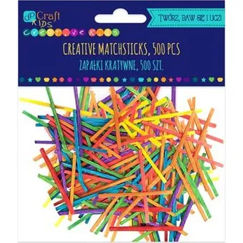 DP Craft Dřevěné špachtle barevné 500 Ks