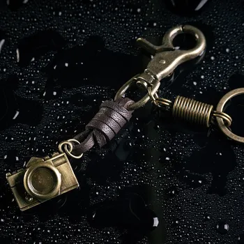 Přívěsek na klíče fotoaparát s karabinou (stylová základna pro každé klíče)