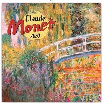 Kalendář Presco Group poznámkový kalendář Claude Monet 2020