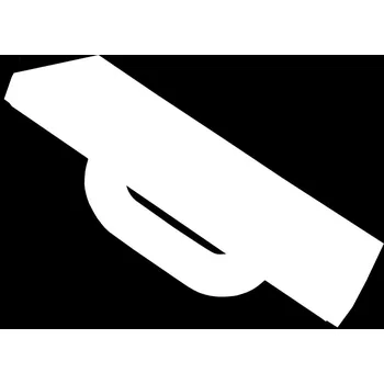 Zednické hladítko Hladítko plastové s gumovou houbou 14x28 2mm