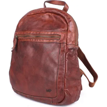 Kabelka Pánský luxusní tmavěhnědý batoh Marta Ponti, obsah 8l