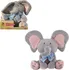 plyšák MaDe Sloník hra na schovávanou 26 cm, modrá mašle