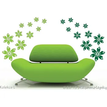 Samolepící dekorace Samolepky na zeď - DUO květy II. - kolekce L