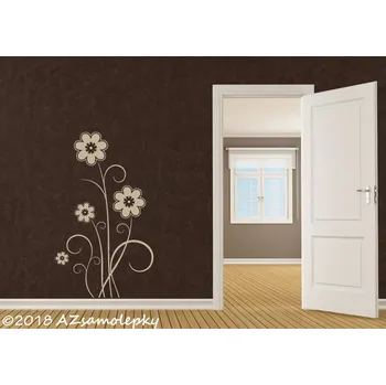 Samolepící dekorace Samolepky na zeď - Luční květina - L (60 x 100 cm)