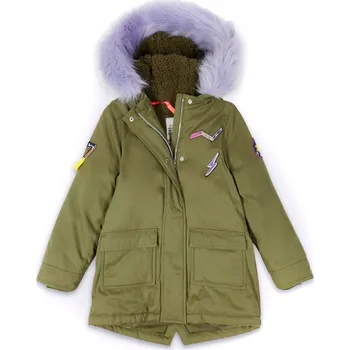 Dívčí bunda Marks & Spencer Stylová zimní dětská dívčí bunda zelená Velikost: 176