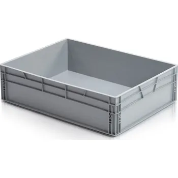 Zahradní úložný box Plastová EURO přepravka 87 l, 22 x 80 x 60 cm, plný úchyt