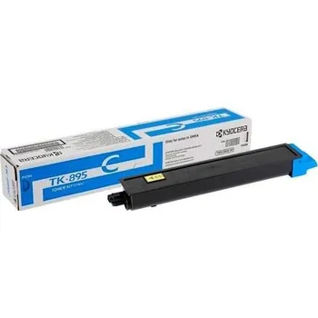 Kyocera TK-895C (1T05JG0NL0), originální toner, azurový, 6000 stran