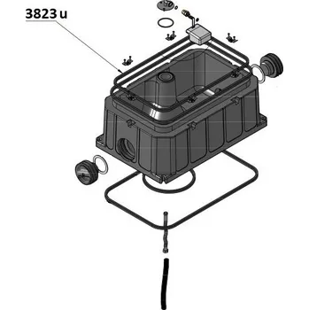 napáječka pro hospodářská zvířata Horní těsnění víka k napáječce UNO