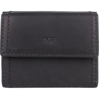 Peněženka Malá luxusní černá kožená peněženka Marta Ponti no. B014