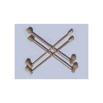 Dřevěná hračka Tyčky k loutkám 4ks dřevěné