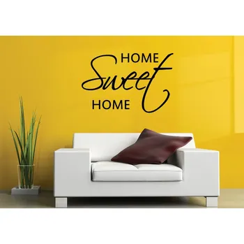 Samolepící dekorace Samolepky na zeď-Nápis-Home sweet home - S (30 x 20 cm)