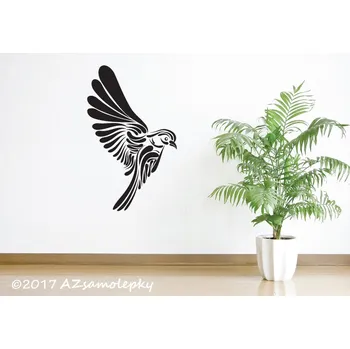 Samolepící dekorace Samolepky na zeď - Ptáček - S (25 x 27 cm)