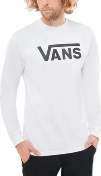 Pánské tričko VANS Mn Vans Classic LS White