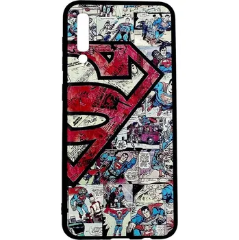 Pouzdro na mobilní telefon Kryt Samsung A30s 3D silikon Superman (obal neboli pouzdro na Samsung A30s)