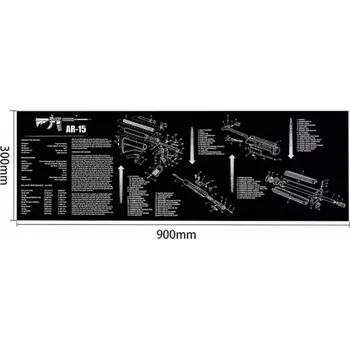 Příslušenství pro sportovní střelbu ODEON OPTICS Čistící podložka - AR-15